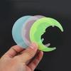 4cm & 8cm Luminous Moon Stickers - 3D Fluorescent Decor for Children's Rooms & Refrigerators