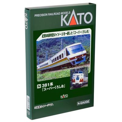 KATO N Gauge 381 Series Super Kuroshio 6-вагонный базовый набор 10-1985 Железнодорожная модель поезда