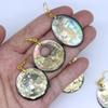 Серьги-крючки из натурального черного перламутра, серьги из черной ракушки с золотой наклейкой, висячие серьги со шваброй в 8 стилях, серьги-ракушки, пляжные серьги