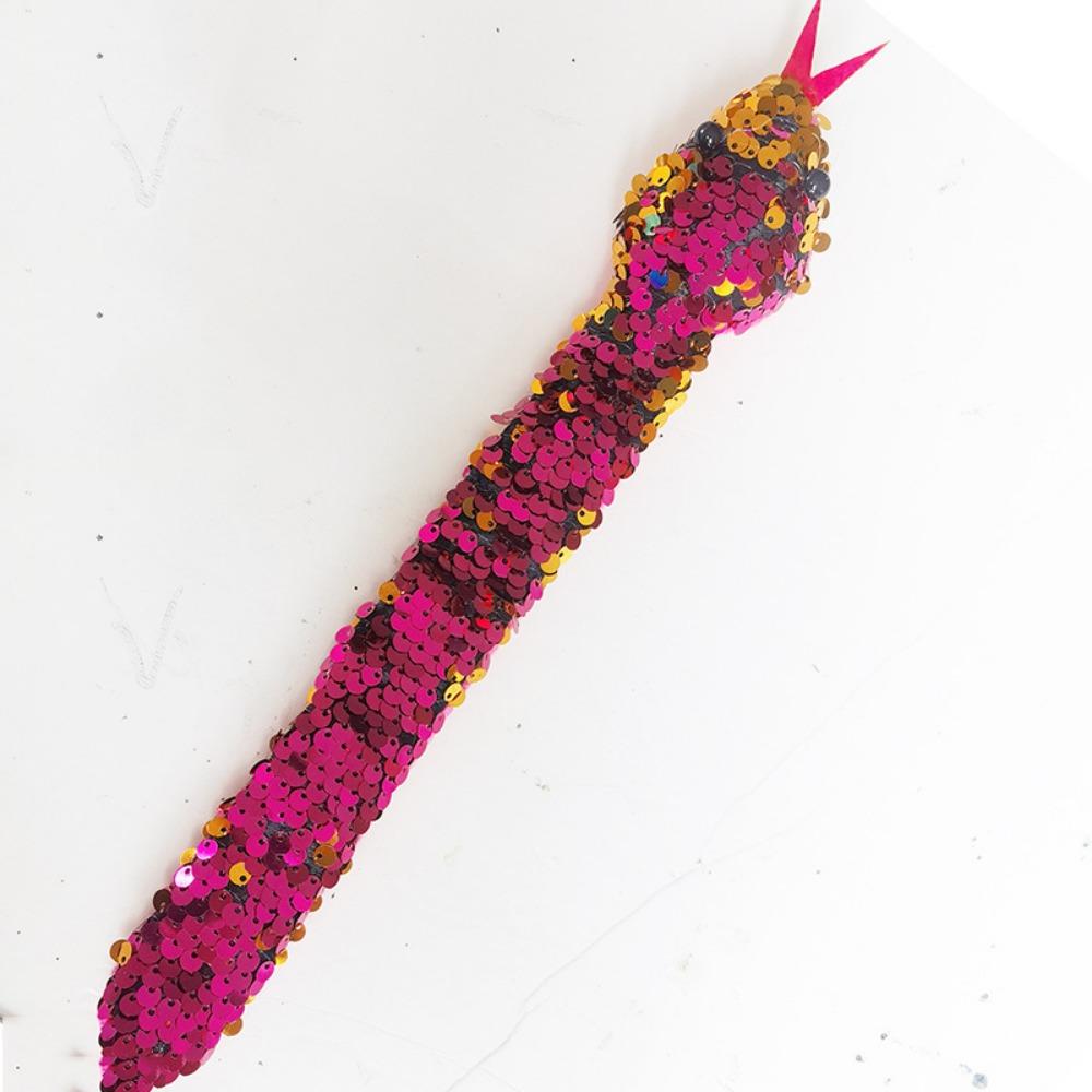 Браслет с пайетками и змеей, двусторонний, с хлопком, круг, игрушки, блестящий браслет для вечеринки по случаю рождения ребенка