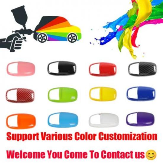 Car Steering Wheel Horn Button Panel Trim For Ford Mach-E - Bright Black