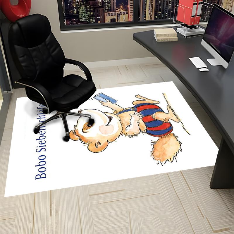 Bobo Printed Carpet, Rug for Office Chair Living Room Bedroom Kitchen Room Decor Gifts.