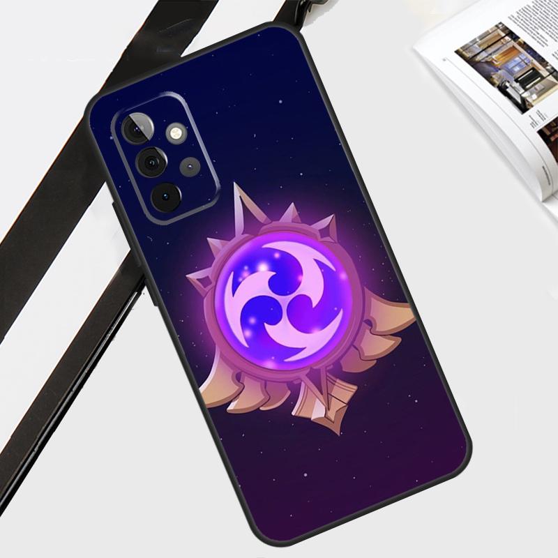 Чехол Genshin Impact Райдэн Сёгун для Samsung Galaxy A55 A35 A15 A56 A36 A26 A16 A06 A54 A34 A14 A12 A22 A32 A52 A13 A53