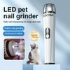 Dog Nail Grinder Upgraded - Professional Electric Rechargeable Pet Nail Trimmer Painless Paws Grooming Smoothing For Dogs Cats