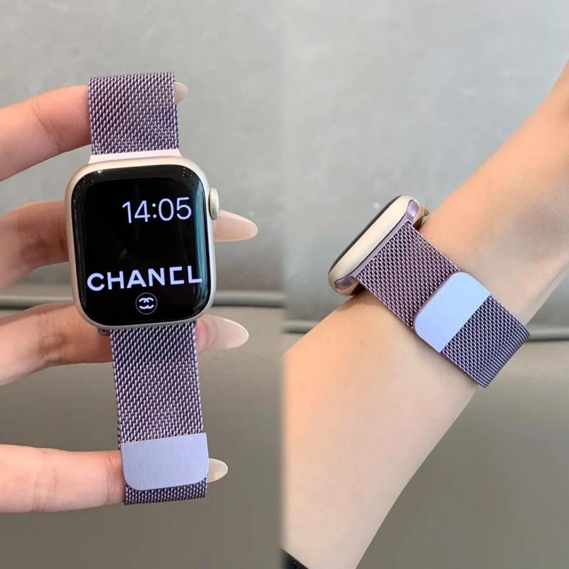 Для Apple Applewatchs10 Часы Миланский Магнитный Ремешок iwatch98765SE Металл