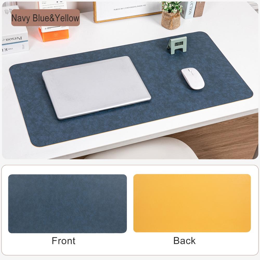 Cowhide Patterned Mouse Pad Non-slip Computer Laptop Mousepad Retro Writing Pad  Home Office