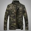 Spring Autumn Europe and The United States Casual Large Size Camouflage Printed Cargo Jacket Men's Military Jacket