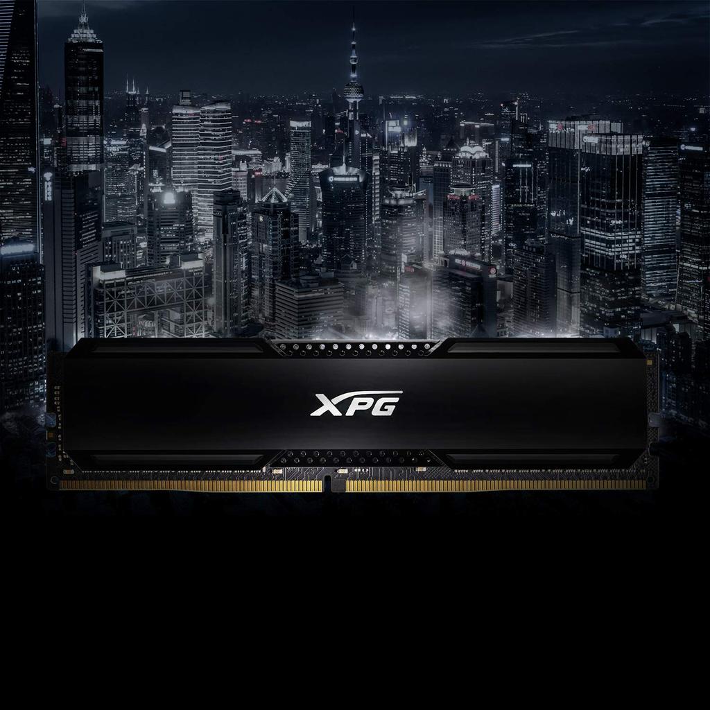 XPG GAMMIX D20 3600MHz 16GB SDRAM 288 Pin UDIMM Desktop Memory Kit Black (2x8GB) PC4-28800 (AX4U360038G18A-DCBK20)