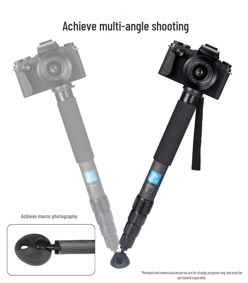 Универсальные противоскользящие ножки для штатива Beixin для DSLR с винтом 3/8" Основание монопода