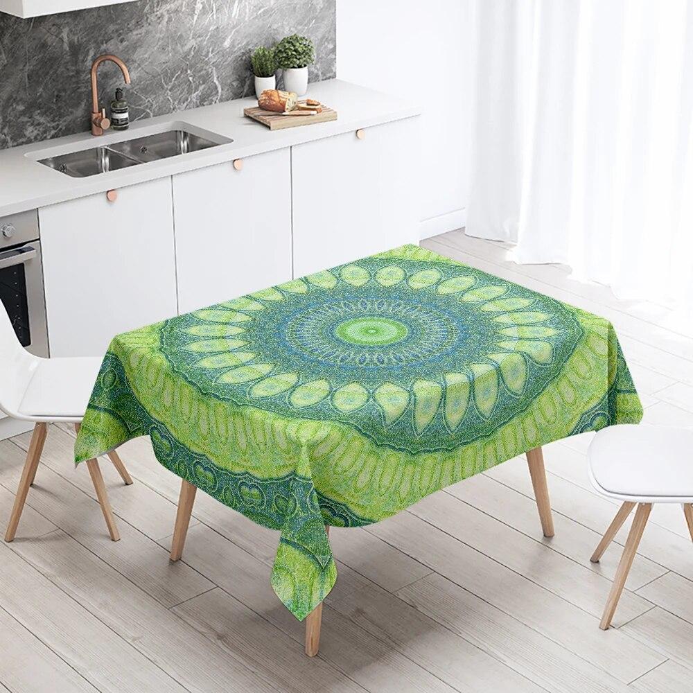Мечтательная скатерть Мандала для свадебной вечеринки, ресторана, банкета, украшение, прямоугольный кухонный стол, домашний декор