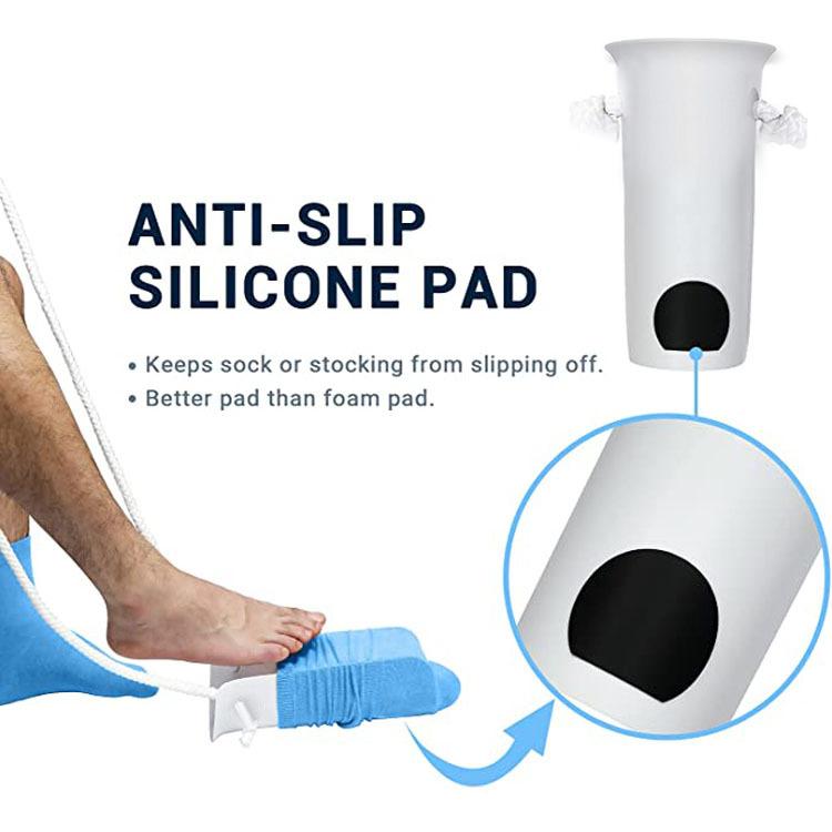 Устройство для надевания носков с ручками из пенопласта, слайдер для носков для пожилых женщин и мужчин
