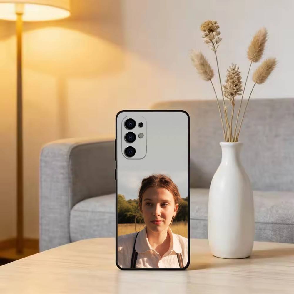 M-Millie B-Brown Actor Phone Case For Samsung S25,S24,S21,S22,S23,S30,Ultra,S20,Plus,Fe,Soft Silicone Black Cover