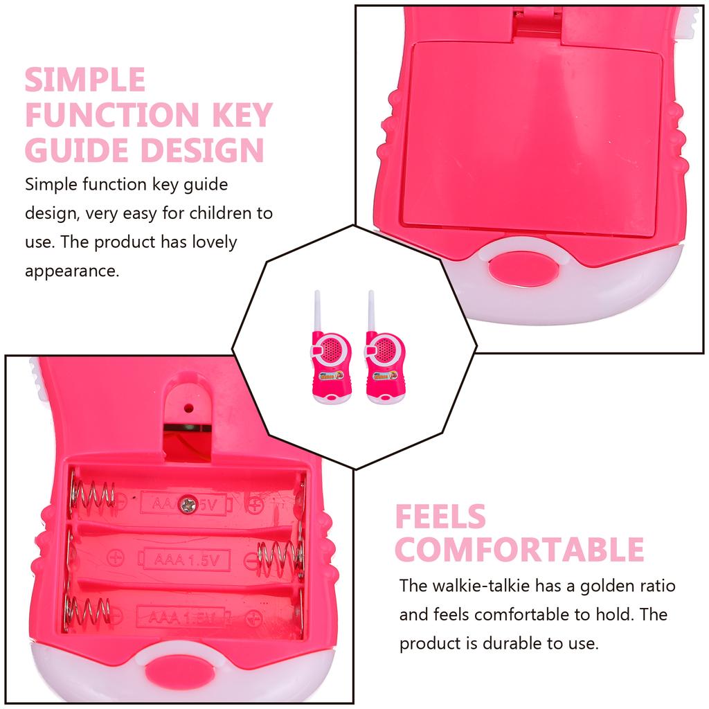 2 шт. мини-рация, детское радио, беспроводной телефон, рация, игрушка, пластиковый межтелефонный телефон, ПВХ, многофункциональный