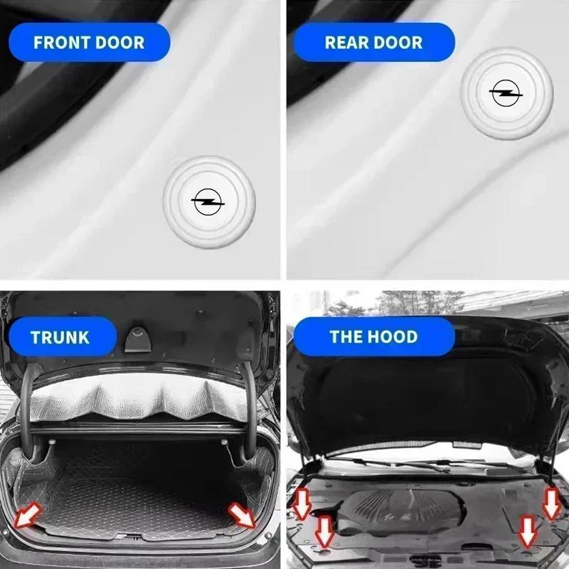 czsvdy1 czprfz1 Car Door Shock Absorbing Gasket Anti-collision Luminous Pad For Opel insignia Astra G J Antara vectra Vivaro corsa c d zafira b