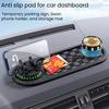 Противоскользящий коврик на приборную панель с держателем для телефона, вращение на 360 градусов, крепление на приборную панель