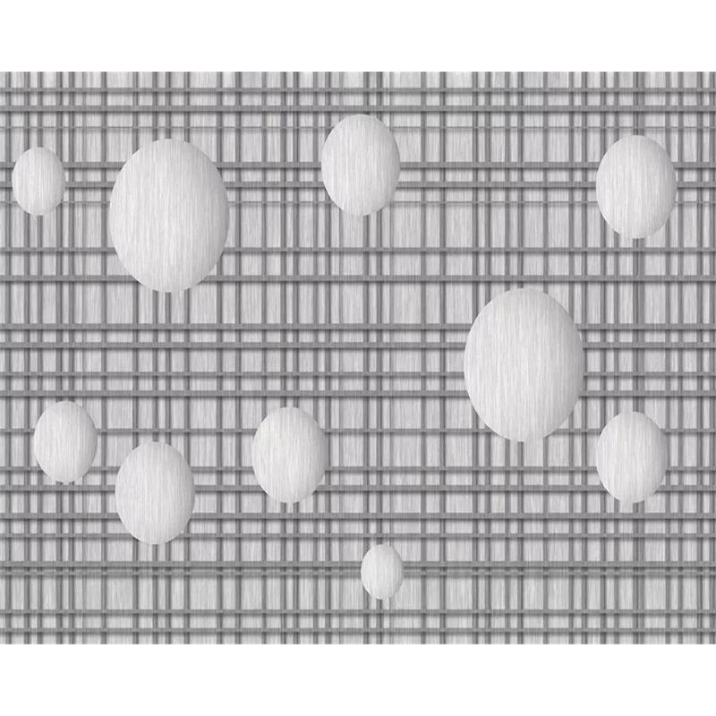 3d Mural 3d Round Ball Wallpaper Современный минималистский фон для гостиной и спальни Настенная роспись