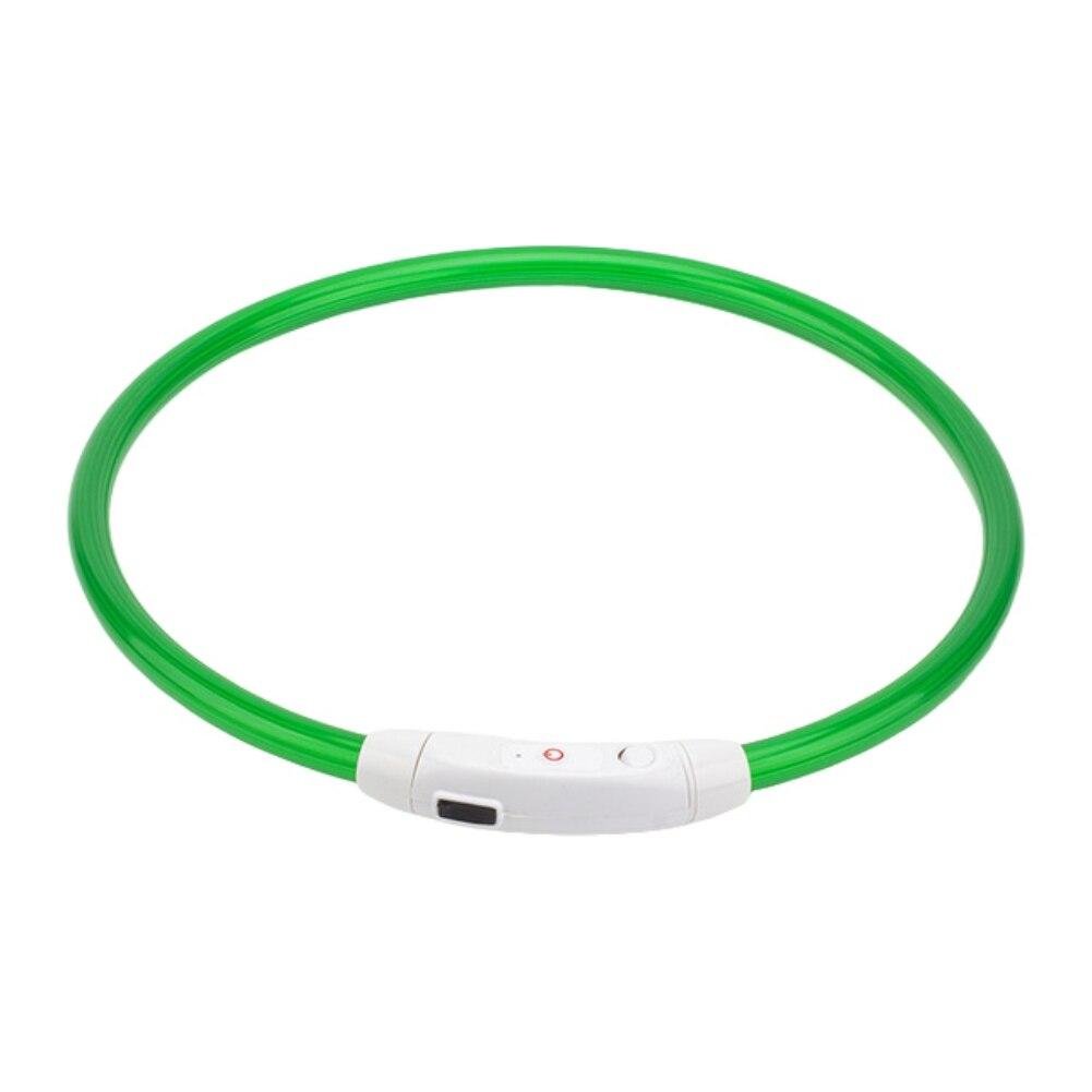 Светодиодный светящийся ошейник для собак, USB светящиеся ошейники для собак, перезаряжаемая зарядка, ошейник для собак, ночная безопасность, мигающее ожерелье