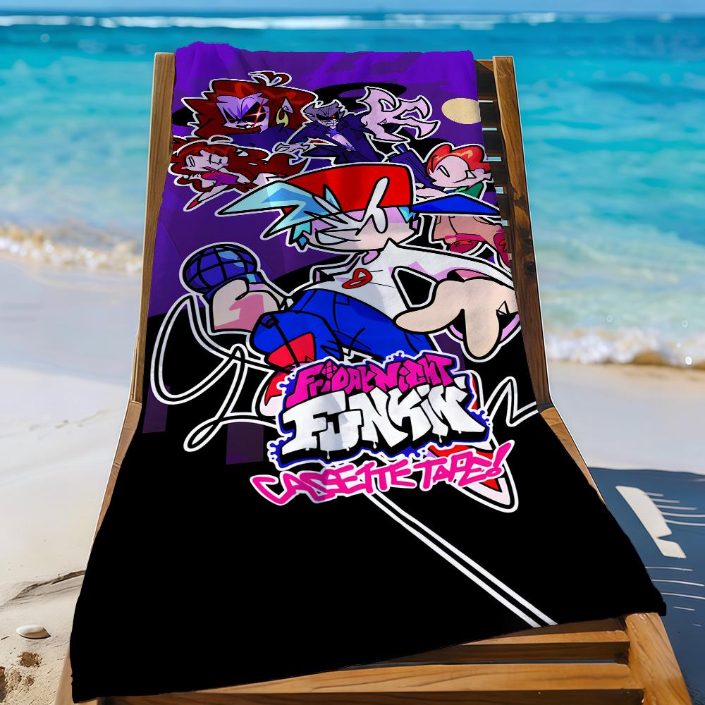Game F-Friday N-Night F-Funkin Towel For Swim Yoga Gym Quick Drying Soft and skin-friendly Beach Towels All-Season