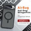 Для Google Pixel 10 Pro 10 Pro XL Чехол Противоударный Магнитный Матовый PC+TPU Защита от отпечатков пальцев Полупрозрачная крышка для Google Pixel10