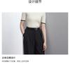Three dimensional pleated wide leg casual pants for women in the spring and autumn of 2025, with a new temperament for commuting women