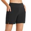 Women's Quick-Dry Pocket Running Shorts - Stylish, Loose, Elastic, Casual Beachwear.