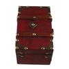 Vintage Wooden Treasure Box Antique Design Trunk Containers Treasure Chest  Sundries