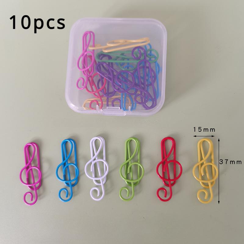 Музыкальные Ноты Скрепка В Форме Мультфильма Скрепка Красочный Самолет Кошка Скрепка