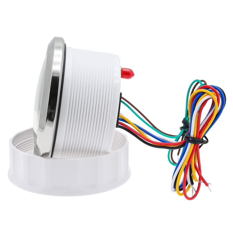 85MM Car Boat GPS Speedometer 0-200MPH Gauge Waterproof Speed Meter With 7 Colors Backlight for Marine Auto Motorcycle 12V/24V