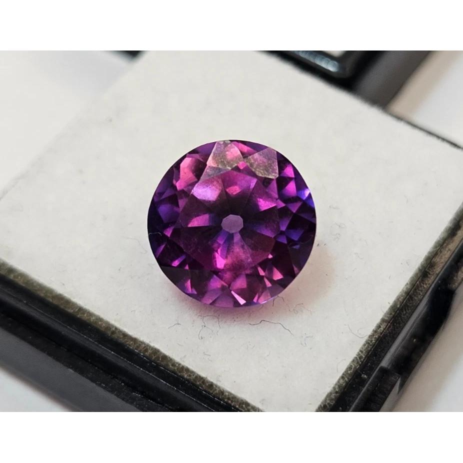 Cambodia Purple Zircon 5-6 Ct Round Cut Certified Beautiful Loose Gemstone