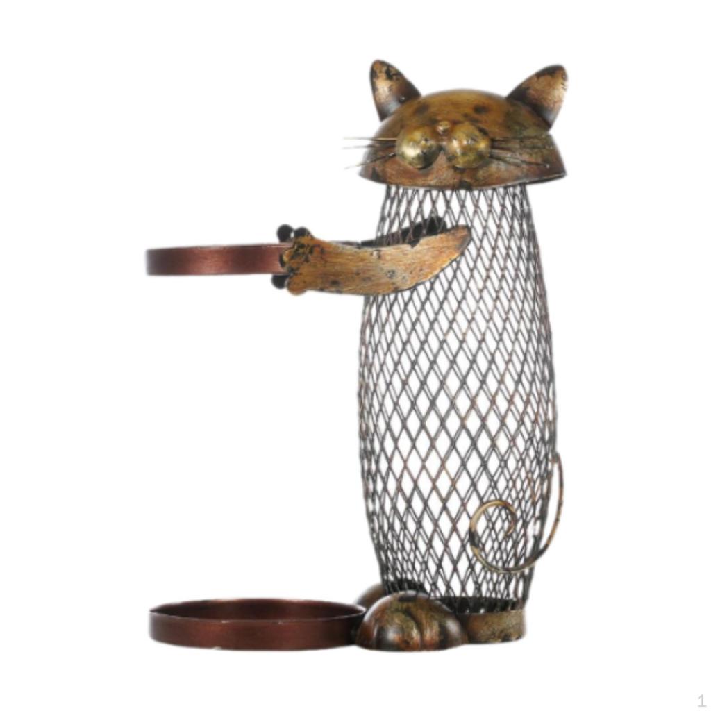 Винная стойка держатель для бутылок украшение для хранения домашний декор подарки креативный котенок виноград