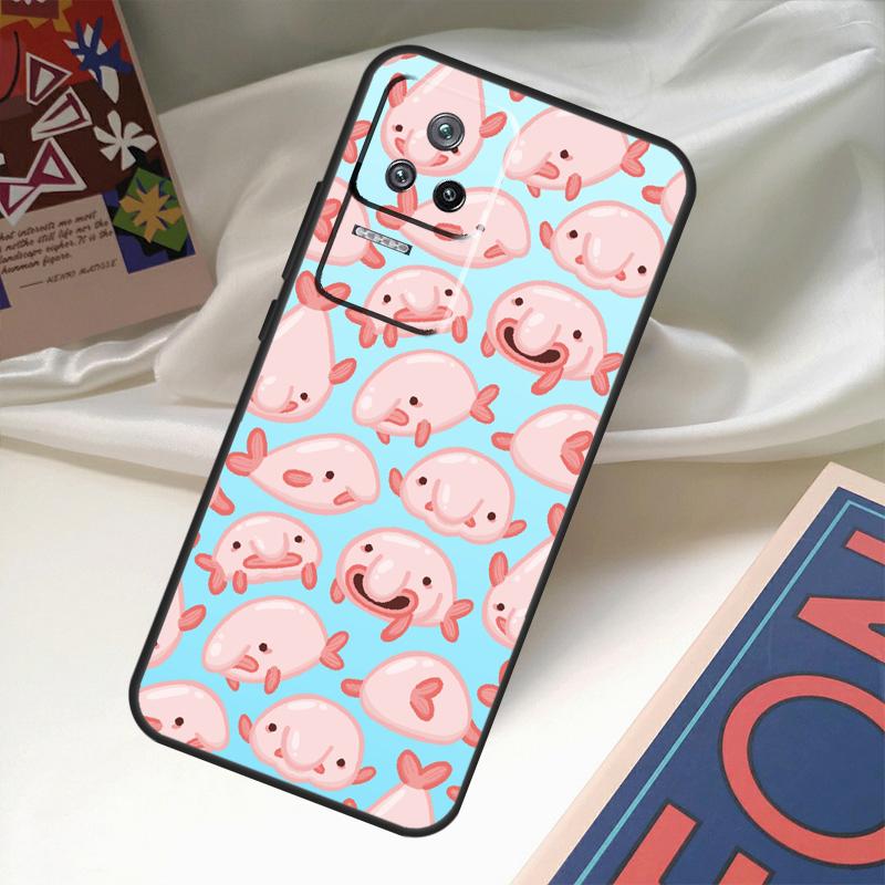 Чехол Рыба-капля для Xiaomi 15 14 Ultra 17 Pro Max 13T 14T 15T Pro POCO F8 X3 X5 X6 X7 F5 F6 F7 Pro Coque