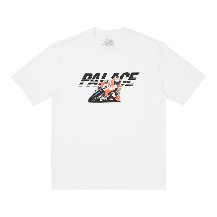 Palace Футболка Skurrt белая унисекс-топы P25TS136