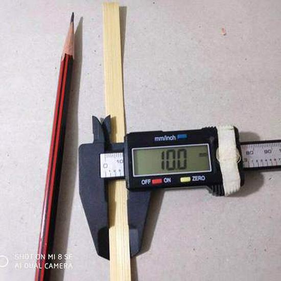 Bamboo Thin Strips for DIY Crafts - Smooth, Handmade for Lanterns & Wedding Decor