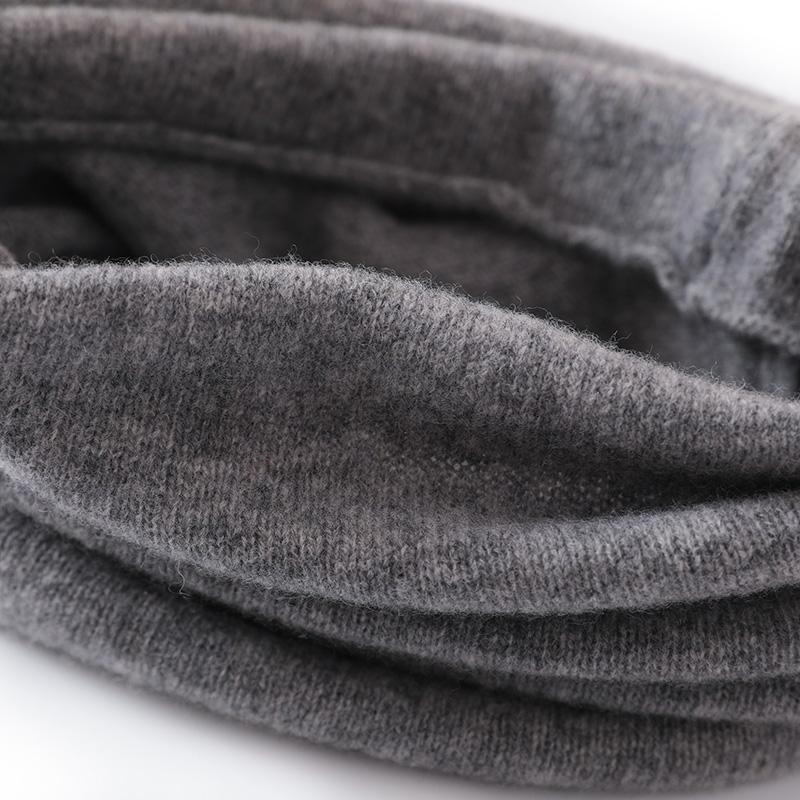 Winter Warm Neck Cover 100% Merino Wool Women's Solid Knit Neck Cover Ski Outdoor Warm Women's Small Neck Cover