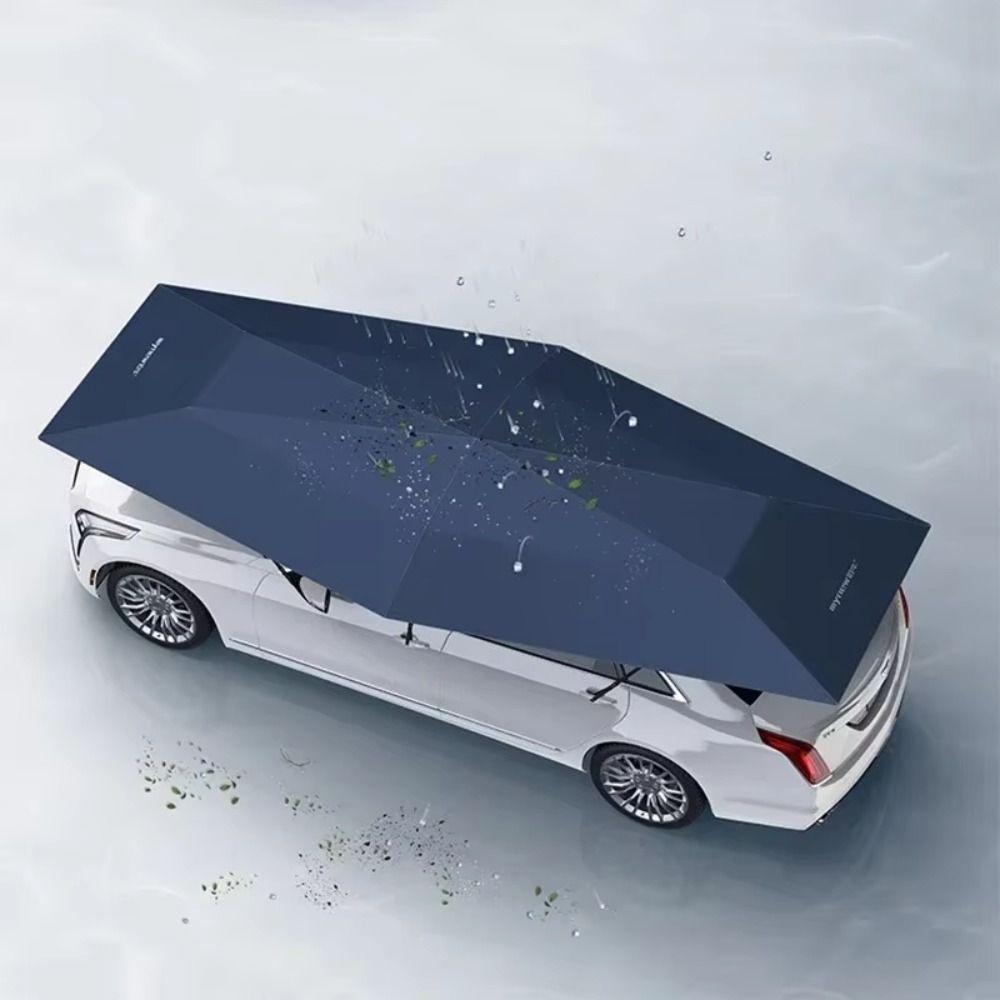 Waterproof Auto Retractable Car Cover UV Protection Heat Insulation Canopy  Outdoor Camping