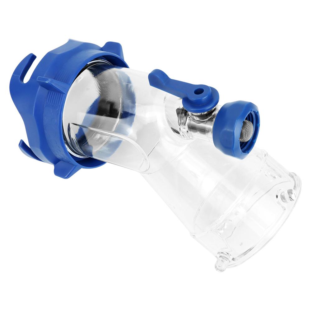 RV Tank Rinser Sewer Adapter – Transparent Sewer Tank Adapter with Gasket for RV Sanitation, Leak-Proof & Easy Connect
