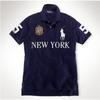 Новые летние мужские рубашки поло, великолепный дизайнер, оригинальные рубашки NEW YORK с вышивкой и коротким рукавом для отдыха и спорта, свободные рубашки