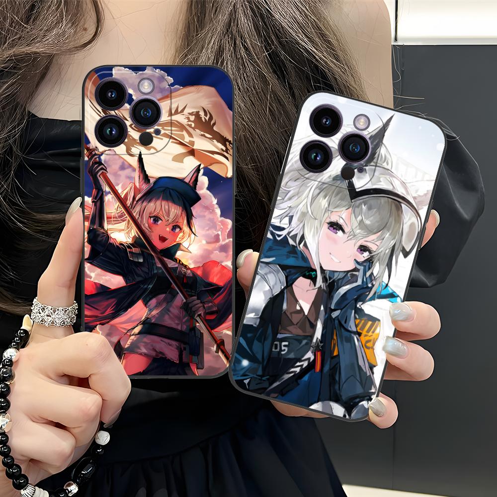 Arknights Grani Матовый ТПУ Чехол для Мобильного Телефона для iPhone 17 16 15 14 13 12 11 X XR XS 8 7 Air Pro Max Plus Mini Цветной Чехол