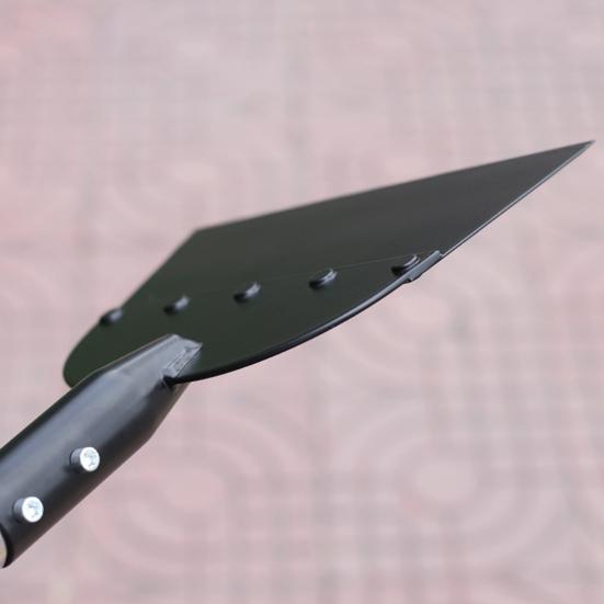 Плоская лопата для снега, скребок для льда, 55 дюймов, стальной измельчитель снега и льда с 3-секционной ручкой, инструмент для удаления льда с газона, кромки подъездной дороги, прополки