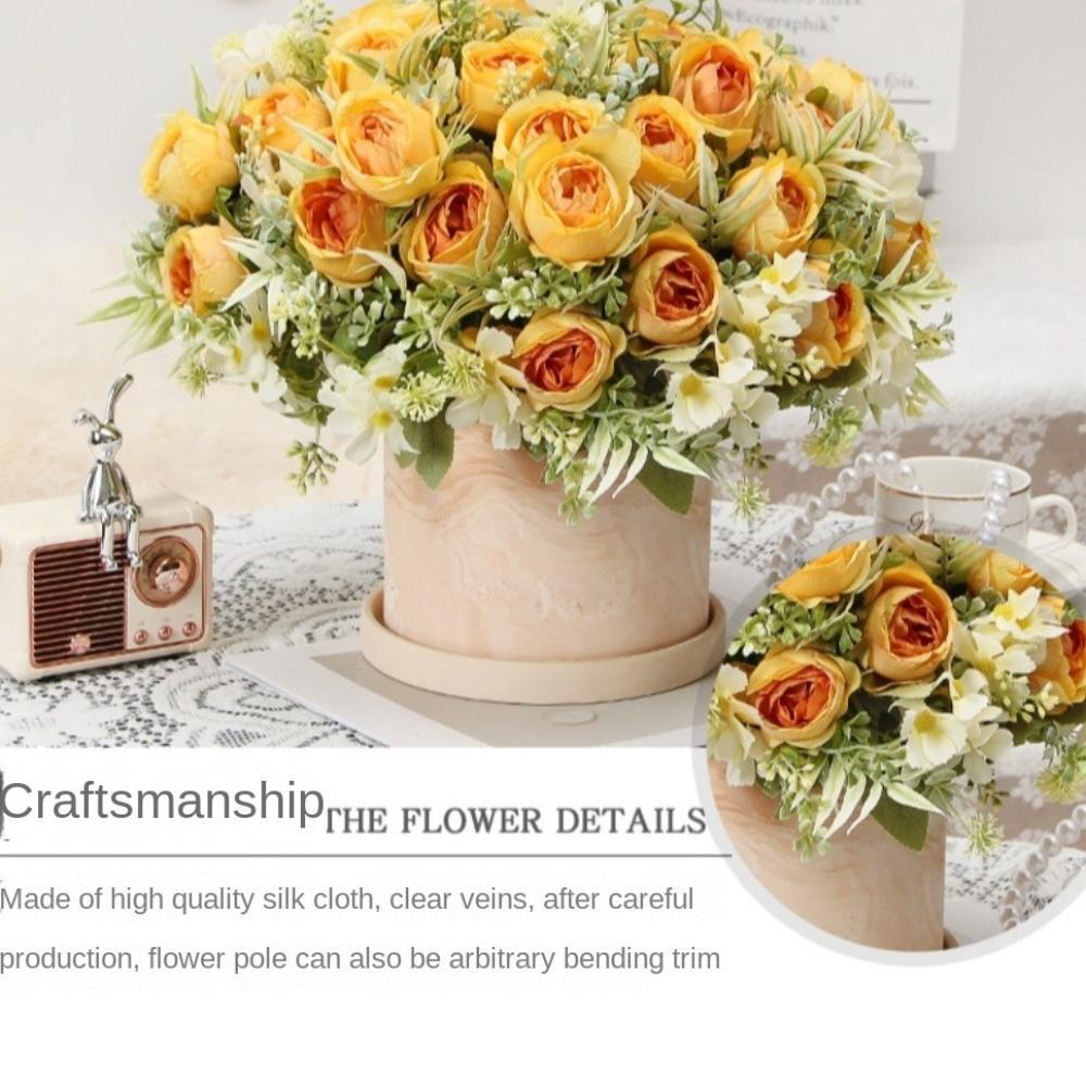 Colorful Imitation Flowers 30cm Fake Flowers Fashion Wedding Bouquet  Garden Decorations