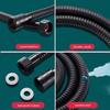 Stainless Steel Flexible Shower Hose Long Bathroom Shower Water Hose Extension Plumbing Pipe Pulling Tube Bathroom Accessories