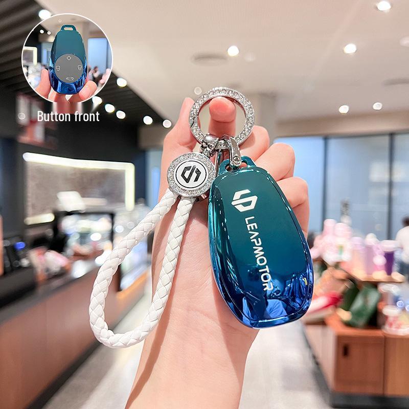 Чехол для ключа Leapmotor T03/S01 для мужчин и женщин - Защитный чехол для автомобильного пульта, модель 2021 года