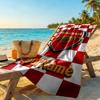 Arsenal Customize Text Beach Towel Quick-Dry Soft Microfiber Portable for SwimmingBeachCamping Travel Beach AccessoriesGym