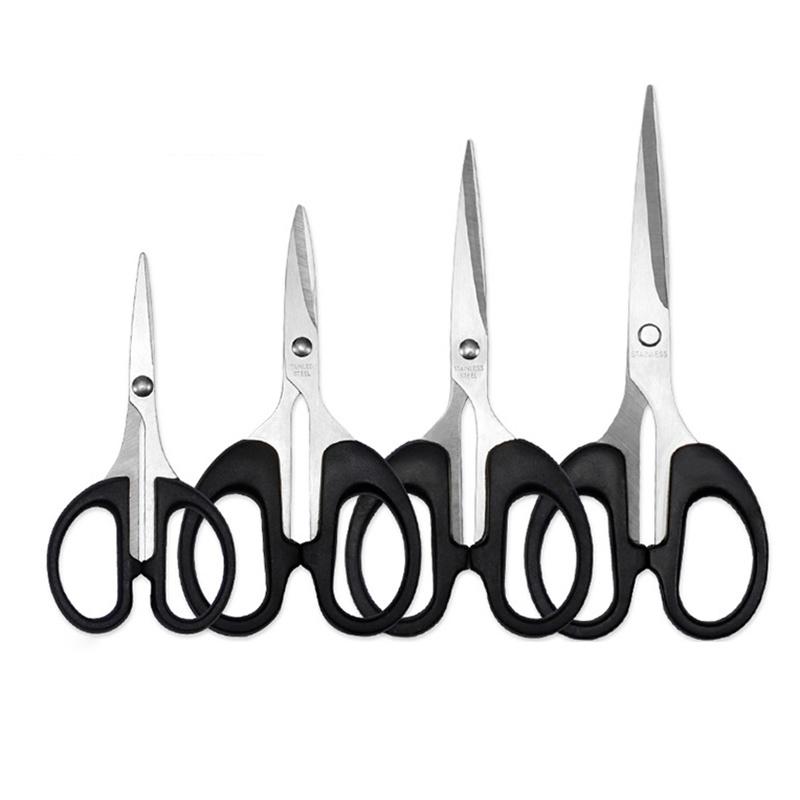 Пластиковые ножницы из нержавеющей стали для офиса, канцелярские принадлежности для студентов, повседневные бытовые ножницы, ножницы для инструментов «сделай сам», товары для дома