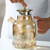Кувшин для воды Yousheng, графин для холодного заваривания чая, термостойкий чайник с алмазной огранкой, стеклянный чайник для воды для холодного чая
