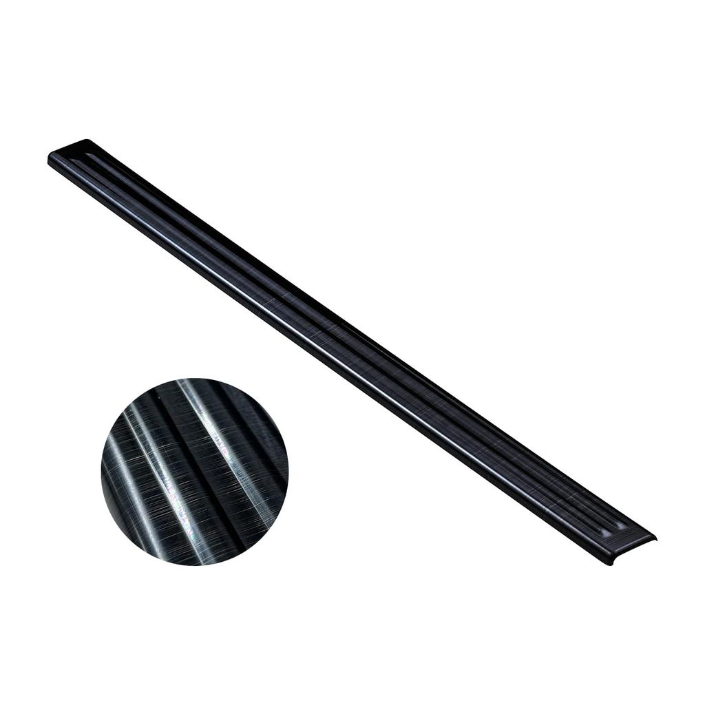 SEIWA Suzuki Jimny Sierra Rear Hatch Scuff Plate Step Guard IMP173 Stainless Steel Black with Tape (SEIWA) Vehicle-Specific Accessories & (JB64/JB74)