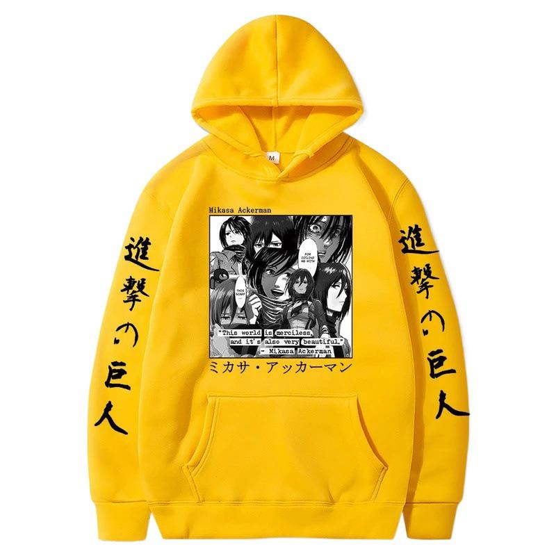 Survey Corps Autumn Winter Printed Men's Hoodie Hoody Y2K Clothes Vintage Fashion Unisex Long Sleeve Pullovers