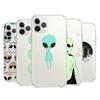 Cartoon Alien Art Silicone Cover For Apple IPhone 13 12 Mini 11 Pro XS MAX XR X 8 7 6 6S 5 Plus SE Phone Case