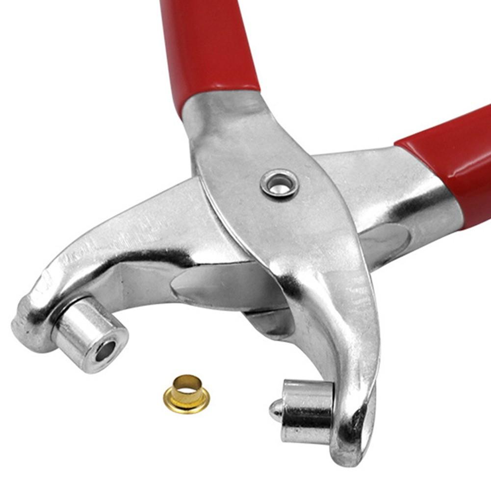 Плоскогубцы для люверсов, отверстие 1/4 дюйма, стальной комплект для ремонта полотна