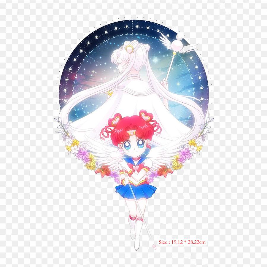 Sailor Cosmos Chibi Chibi Chibiusa железные нашивки для одежды, наклейки с аппликациями на одежду, термочувствительная нашивка на заказ